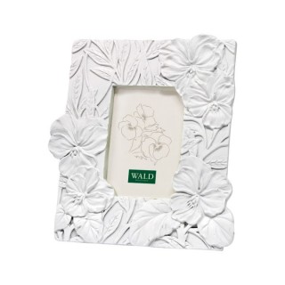 Photo Frame With White Violets