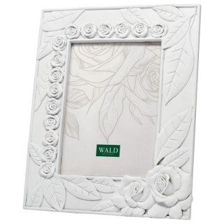 Photo Frame With White Roses