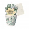 Cachepot "LOVE GARDENING" In Ceramic With Plantable Paper