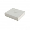 Orchid Container Two Compartments - Color White