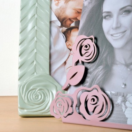 Photo Frame With Roses In...