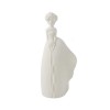 Stone Effect Ceramic Statuette - White
