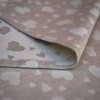 Tea Towel -Blend Linen - Raw Color - Hearts decoration