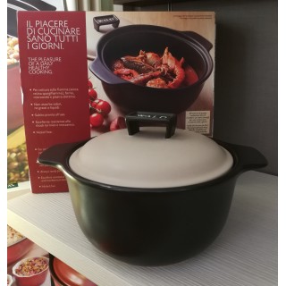 Cooking pot with lid- Black
